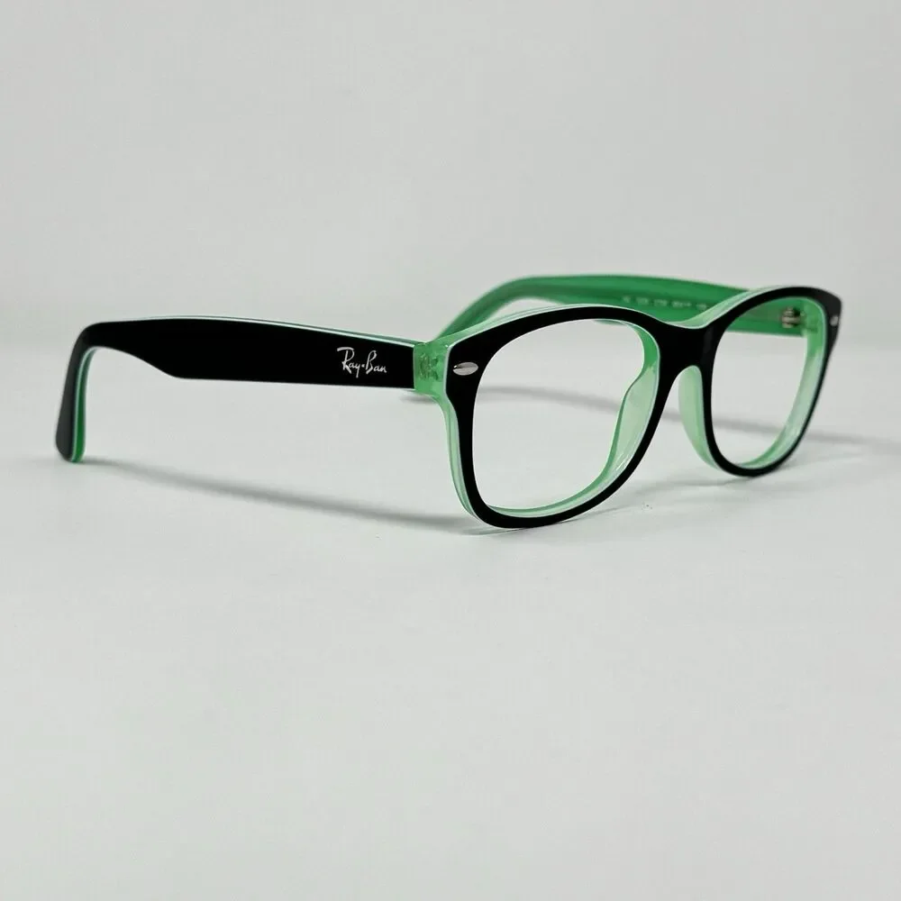 Ray-Ban RB1528 3764 Black Green Kids Eyeglass Frames 48-16-130